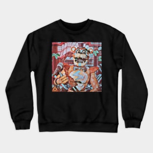 Fnaf Security Breach Sticker Crewneck Sweatshirt